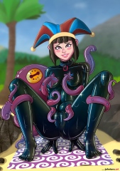 pomni_Dark-suit-tentacles-nipsuckers