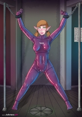 caught-by-the-tentacle_no-tentas-purple-catsuit-oiled-poles