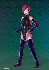 char-profile-marlenne_swimsuit-gloves-socks-oiled