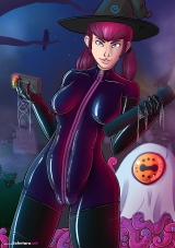 halloween-2023-joan_catsuit-purple-gloves-socks