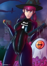 halloween-2023-joan_catsuit-purple-swimsuit-black