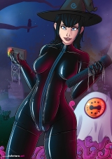 halloween-2023-mavis_catsuit-black-gloves-socks