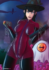 halloween-2023-mavis_catsuit-plum-gloves-socks