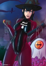 halloween-2023-mavis_catsuit-plum-swimsuit-black