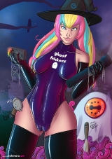 halloween-2023-mimi_swimsuit-purple-socks-gloves