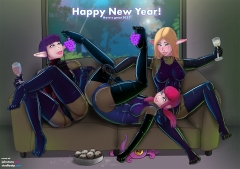 Couch-new-year_latex-undersuit-swimsuit