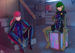Morning-sisters-corporate-espionage_tentasuit-boots