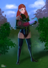 Wild-girl-Aloy_Everything-holding-donger