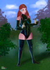 Wild-girl-Aloy_Swimsuit-holding-healthpods